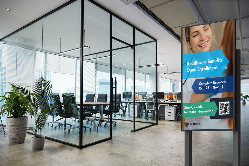 TS Poster Stand Corporate B-small