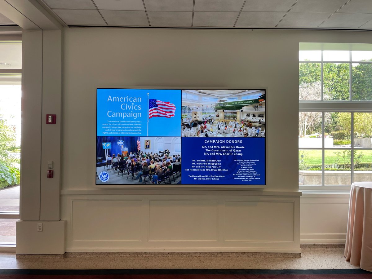 richard-nixon-foundation-nonprofit-video-wall